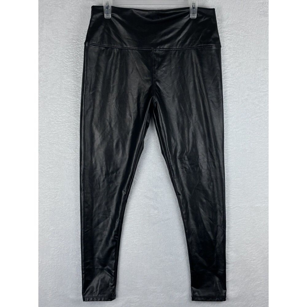 Hot Kiss Women's Black‎ Faux Leather Pants Size XL